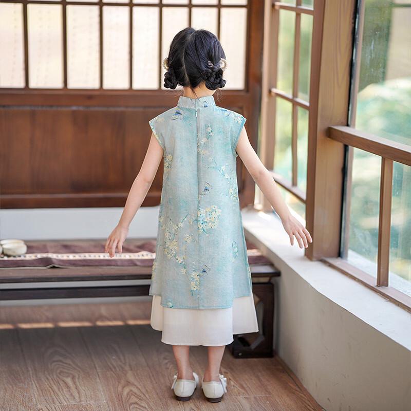 Nisha Beier Girls' Chinese Style Cheongsam Dress