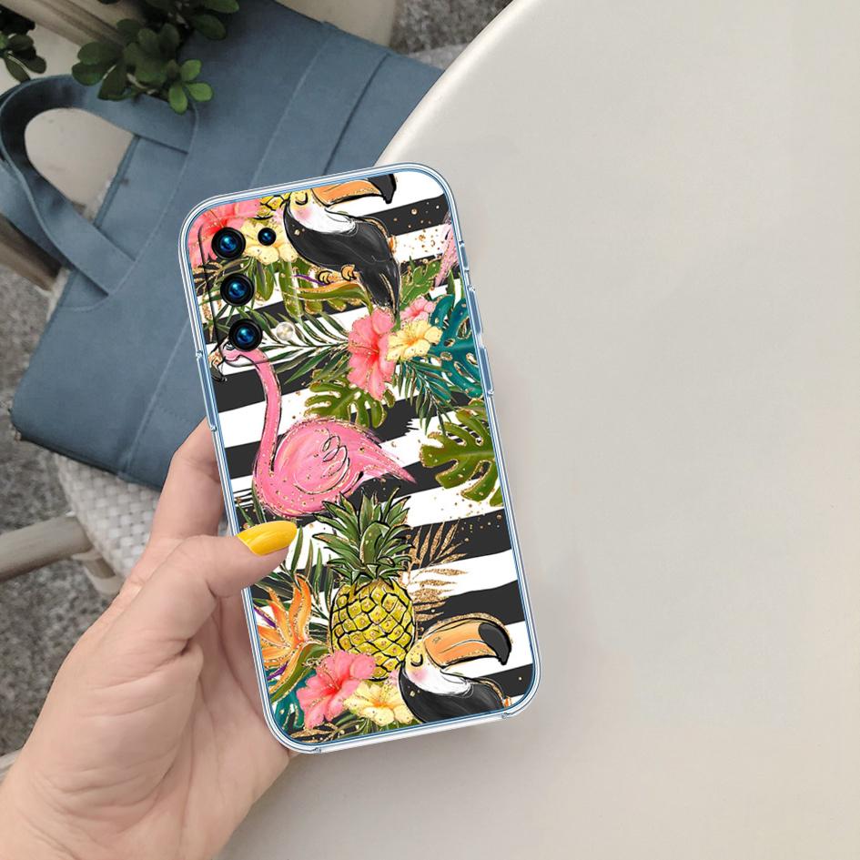 BF57 Flamingo Flower Phone Case for Motorola Moto G10 G20 G30 G31 G32 G34 G35 G41 G42 G50 G51 G52 G55 G60 G60S G62 G71 G72 G75