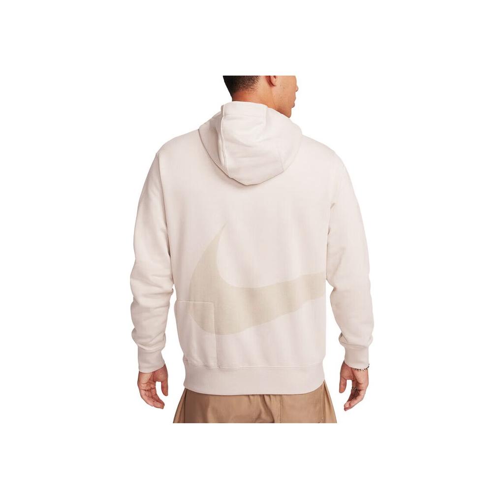 Nike Hooded Casual Warm Pullover Sweatshirt Men Tops Cream FZ4765104