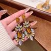 Vintage Retro Sparkling Rhinestone Earrings For Women