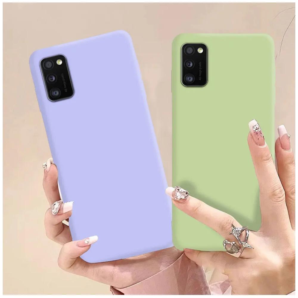Liquid Soft Silicone TPU Case for Samsung Galaxy S20 S21 S22 S23 Plus Note 20 Ultra S21 FE 5G Back Soft Full Protection Cover