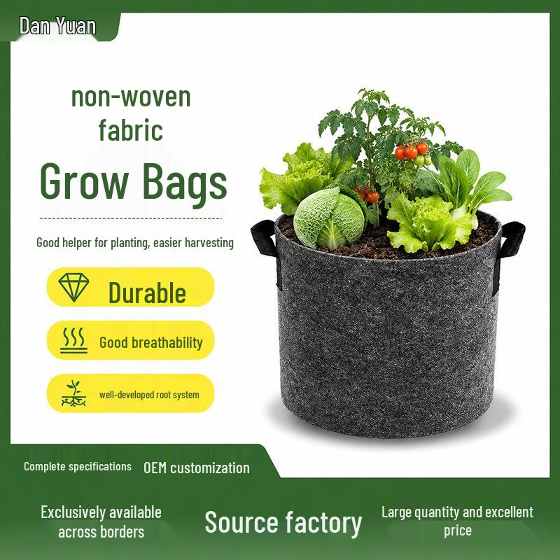 Breathable Felt Fabric Plant Bag for Seedlings and Trees