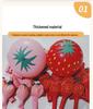 12" Fruit-Themed Strawberry & Watermelon Balloons for Children's Birthday Party Decorations