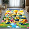 Cute Minions cartoon Living Room Non-Slip Area Rug Soft Carpet for Bedroom Kids Playroom Sofa,Home Decor Doormat Gift