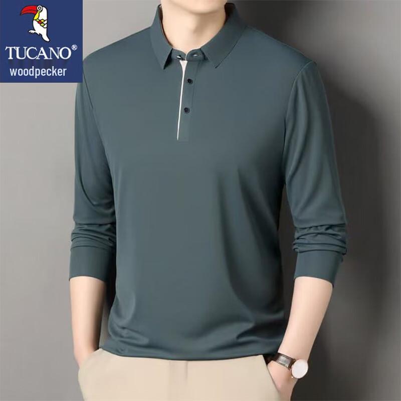 

TUCANO Men s Spring/Autumn Long Sleeve Polo Shirt 3XL