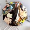 Naruto Anime Muster, automatisch faltbarer Regenschirm, tragbares und faltbares Design, 8 Speichen, ein Weihnachts- oder Geburtstagsgeschenk.