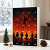 Stranger Things Advent Calendar 24 Day Christmas Countdown Box Multi-Functional Holiday Decorations for Kids Rooms Cars And Parties Festive Gift