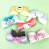 Sanrio Fluffy Ear Ribbon Bag Charm Cinnamoroll Keychain Mascot