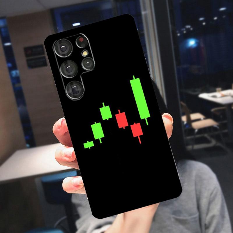Trade Investment Forex Stock Market Cover For Samsung Galaxy S25 Ultra S23 S21 S22 S20 S24 Ultra S9 S10 Plus S24 FE Phone Case