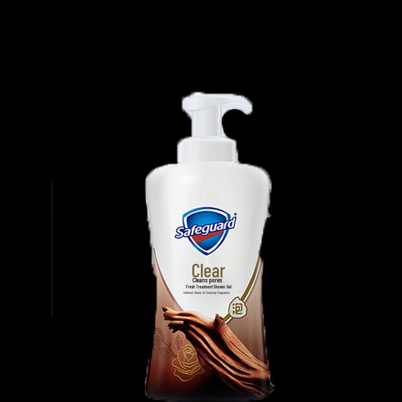 Safeguard Deep Ebony Rose Foaming Shower Gel
