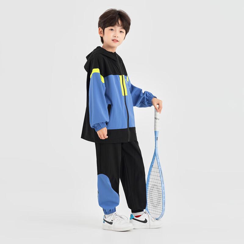 Duoduojia Boys  2025 Trendy Spring/Autumn Outdoor Sportswear Set 120