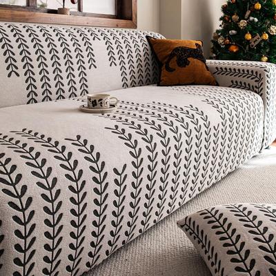 Jacquard Samt Rutschfestes Sofabezug Set - Minimalistischer Stil, Universelle Passform für alle Jahreszeiten.