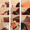 Diy Leather Sewing Awl Kit Waxed Thread Hand Sewing Tools Leather Craft Edge Stitching Belt Strips Shoemaker Canvas Repair Tools