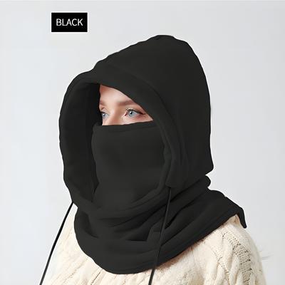 Cozy Knit Windproof Balaclava: Casual Winter Neck Gaiter Hood for Ski & Outdoor Enthusiasts
