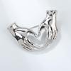 Hand Pose Heart Brooches For Unisex Office Casual Party Jewelry Unique Hands Brooch Pins Gifts