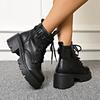 Thick-soled British Martin boots women's 2025 autumn and winter new heightening fashion versatile small side zipper short boots
