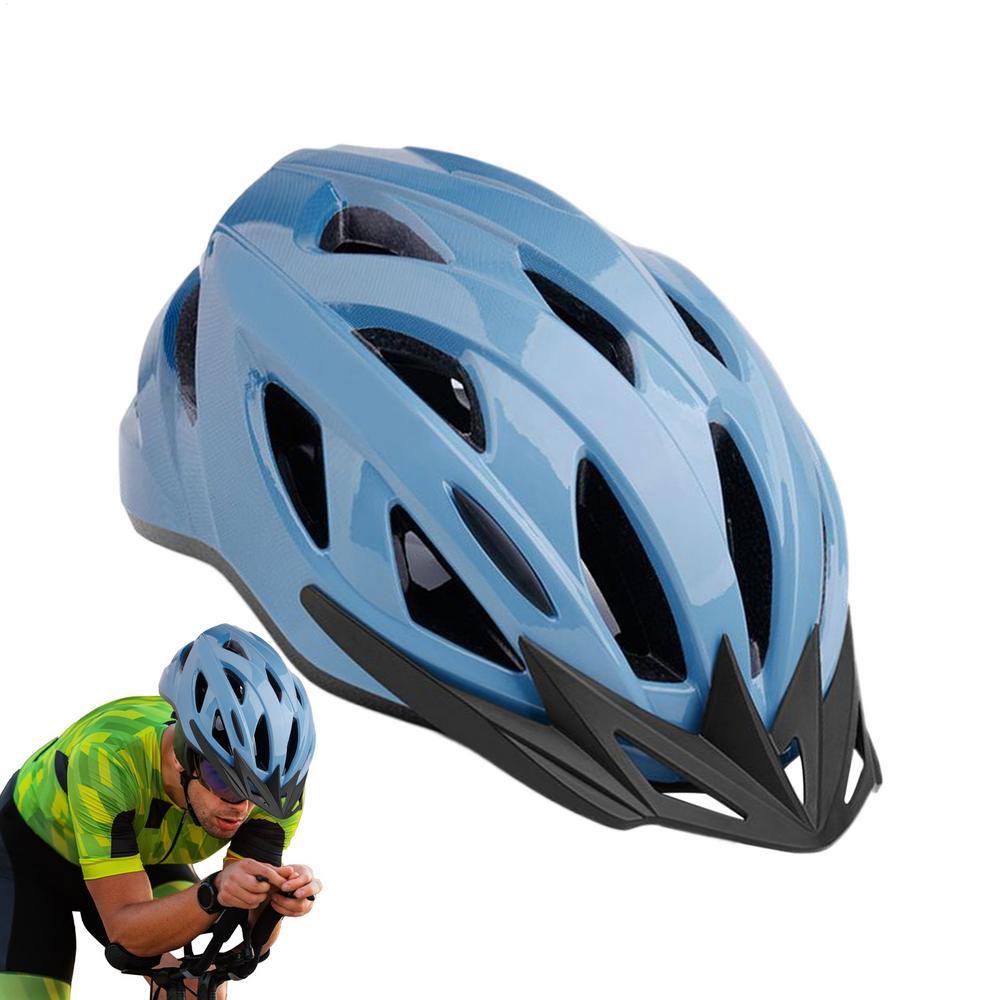 Road Cycling Helmet Lightweight Cycling Helmet Ventilation Safety Head Gear With Chin Strap Adjustable Riding Accessories For
