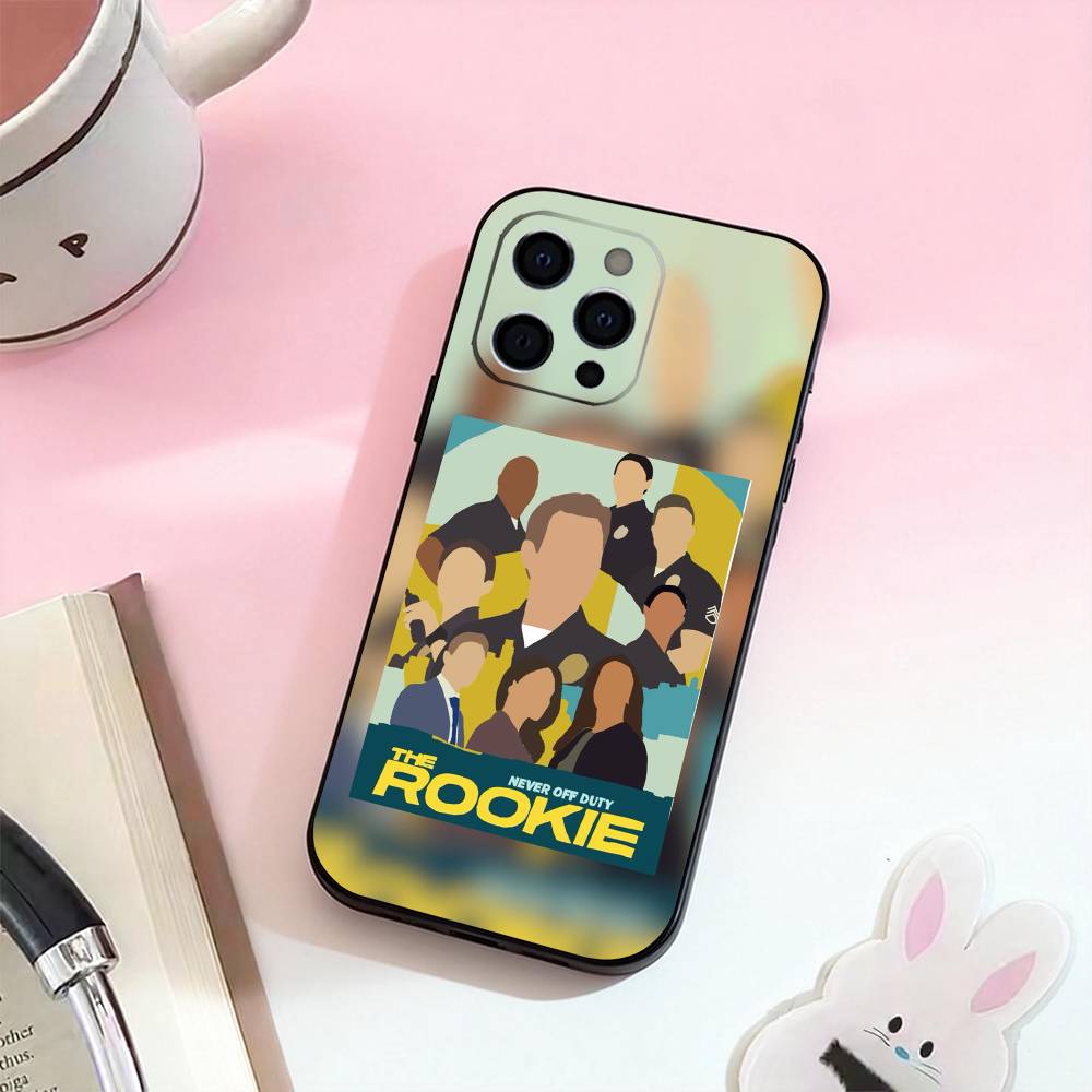 TV The R-rookie   Phone Case For iPhone 17,16,15,14,13,12,11 Plus,Pro Max,Soft Silicone Black Cover