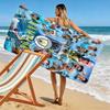 Rare MCFC Collects Print Beach Towel, Large Soft Quick Dry Towel for Beach Camping Swimming