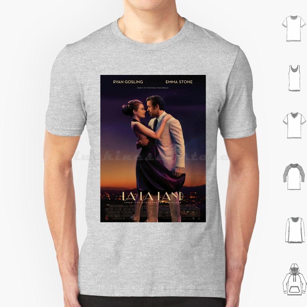 La La Land Movie T Shirt 6xl Cotton Cool Tee Movie Drama Love Romance La La Land Stone Ryan Gosling Film Musical La Movies
