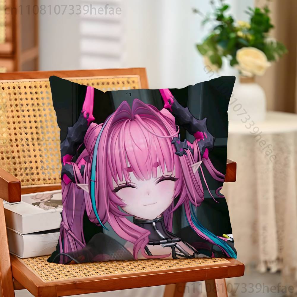 Arknights Endfield Pillow Cases for Bedroom Living Room Sofa Home Decor Polyester Cushion Cover with Zipper