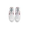 Nike Blazer Mid 77 Slip Resistant Cushioning Abrasion Resistant Mid top Skateboard Shoes White Red Unisex DA4086-102