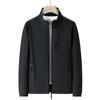 Autumn Windproof and Water-proof Men's Outdoor Soft Shell Jacket with Fat and Loose Stand-up Collar Jacket