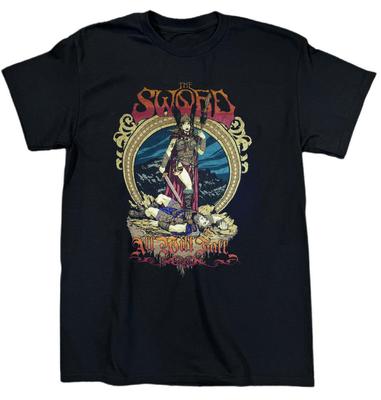 VTG SWORD Band All Will Fall Tour Heavy Cotton Black T Shirt S-5XL SE736 Unisex T-Shirt