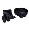 1 Pair Luggage Suitcase Wheel Quiet Shock Absorption Hard Wearing Universal Trunk Wheel for Replacement