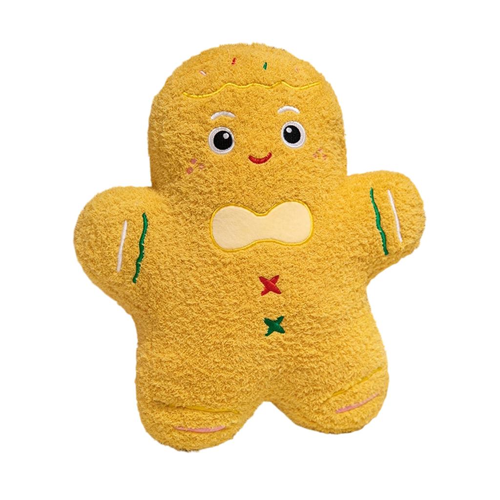 Christmas Pillow Doll Christmas Tree Gingerbread Living Room Sofa Plush Toy Cushion Ornaments Girls Gift