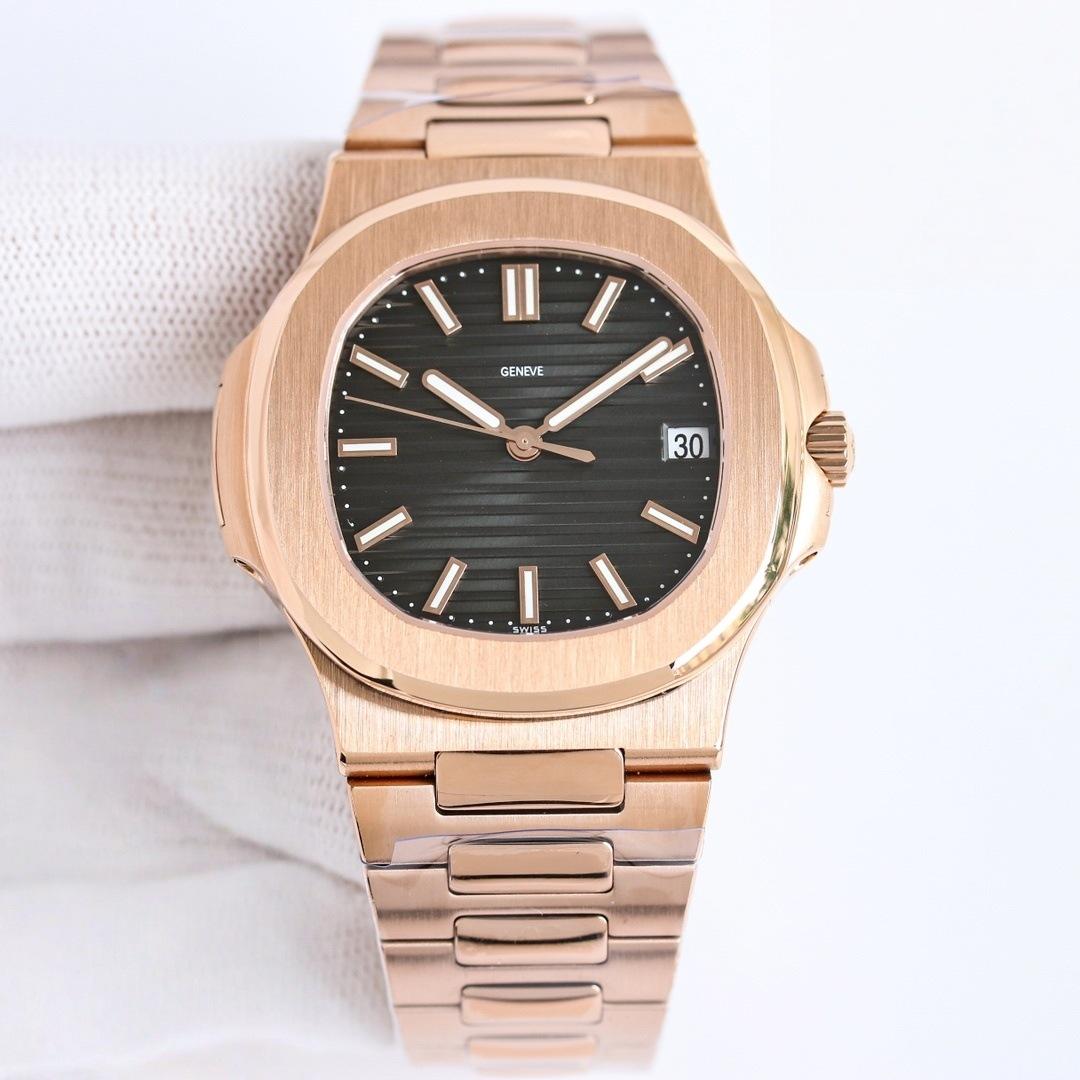 

Patek 5712 Серія Nautilus Світлові Чоловічі Механічні Годинники - Нержавіюча Сталь, Водонепроникні