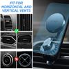 Universal 360° Magnetic Car Cell Phone Holder Air Vent Mount W/ 2 Metal Plates