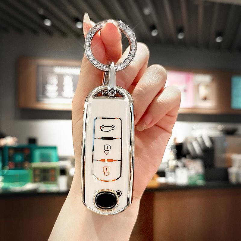 New TPU Car Remote Key Case Cover Shell Protector For Mazda 2 3 6 Atenza Axela Demio CX-3 CX7 CX-9 CX-5 CX5 2016 2017 2018 2019