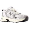 New Balance NB 530 Abrasion Resistant Low Top Running Shoes Unisex White Silver