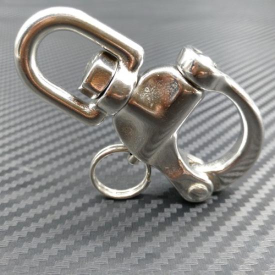 Marine Boat Snap Shackle Swivel Bail Yacht Sailing Hardware Stainless Steel