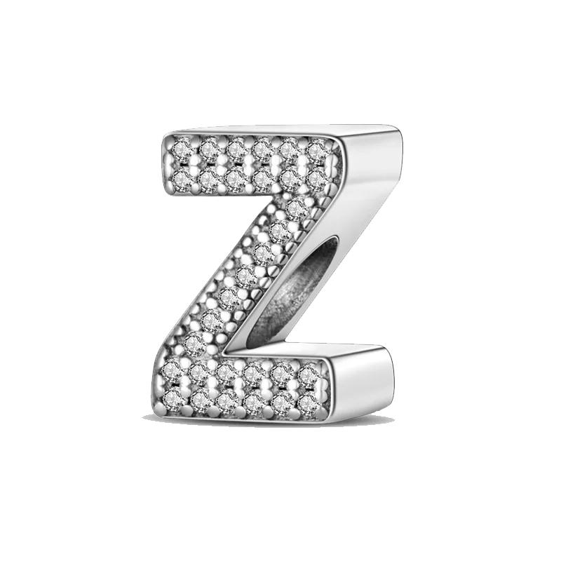 

Compatible With 4MM hole diamete Bracelets Charm Bead Components Copper Metal Letter A-Z Alphabet Charm Bead Component Name Bead Components Designed