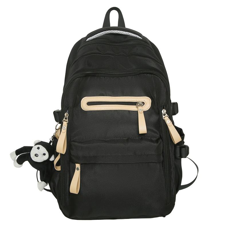 Fashion Versatile Nylon Backpack Wear-resistant New Student Schoolbag Travel Backpack