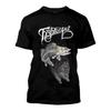 Fishing Skeleton Fish 3D Art Fishbone Printed Premium T-Shirt. Summer Cotton Short Sleeve O-Neck Mens T Shirt New S-3XL