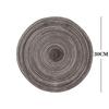 2/4Pcs Round Table Mat Woven Ramie Placemats Anti Slip Dining Table Mats Tableware Bowl Pads Drink Cup Coasters Kitchen Supplies