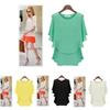 New Arrival Latest Women Chiffon Summer Plus Size Lotus Sleeve Double Shirt Sundress Elegant Casual Wear