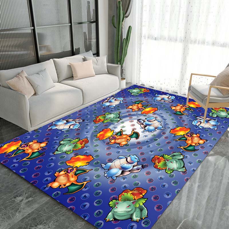 

New Pokémon-themed Decorative Rug for Kitchens, Balconies, Front Doors, and Bathrooms (non-slip Mat) 60x90cm