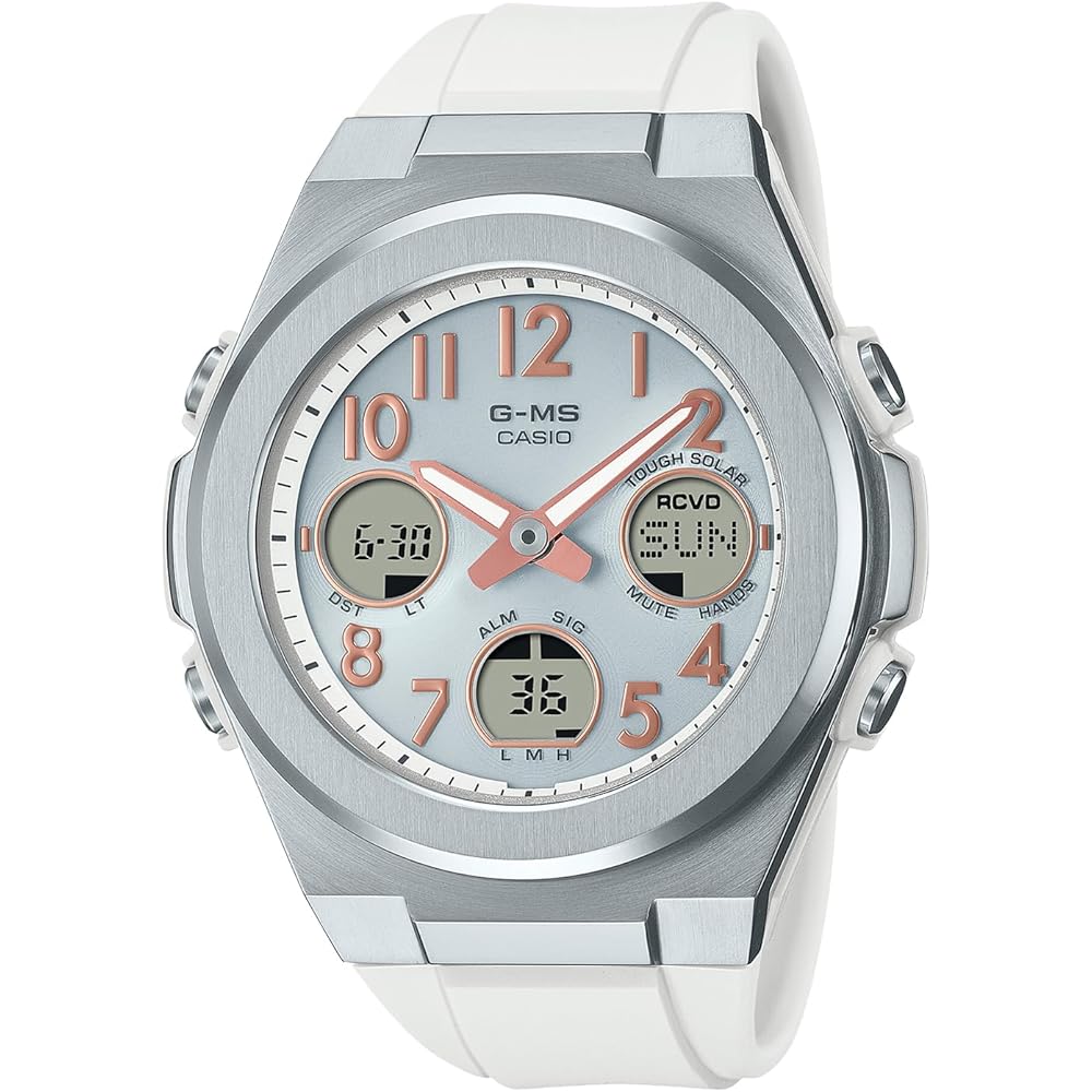 Женские часы Casio Baby-G MSG-W610-7AJF Белые Аналоговый дизайн Водонепроницаемые