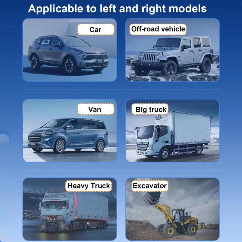 Electric Car Fans For Rear Seat 360 Degree Rotatable Dual Head Rear Seat Air Fan Vehicle Rear Headrest Fans With 3 Speeds Auto