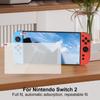 2PCS For Switch 2 Screen Protector Films Anti-Scratch Tempered Glass Film Game Console Screen Cover For Nintendo NS2 Accessories