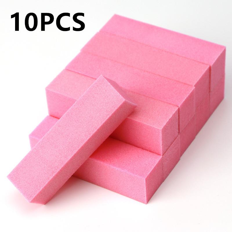 

10/20/50/100 шт. Губка Баффер для ногтей Пилка Полировщик Блок Маникюр Педикюр Пилки Шлифовка Полировка Профессиональный Инструмент для Нейл-арта