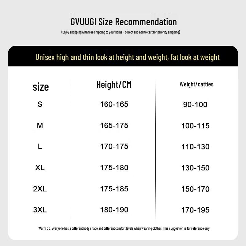 VUUG Men's Trendy American Retro Loose Straight Leg Jeans