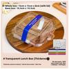 Transparent Tiramisu Packaging Box Cake Dishes Mousse Cutting Sweet Dessert Baking Western Pastries Separation Packing Box