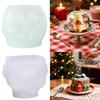1Pieces Christmas Santa Claus Gift Shape Mousse Cake Mold Cookie Chocolate Mould Outdoor Tableware