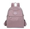 Light Purple Mini Waterproof Japanese-Style Women's Canvas Backpack