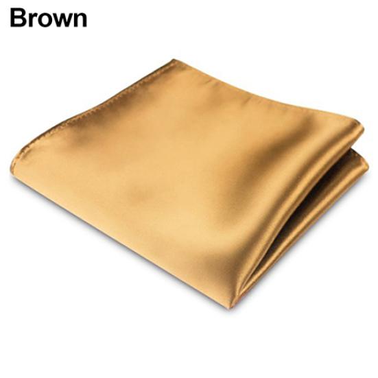 Herren Satin Einfarbiges Einstecktuch für Hochzeitsfeier